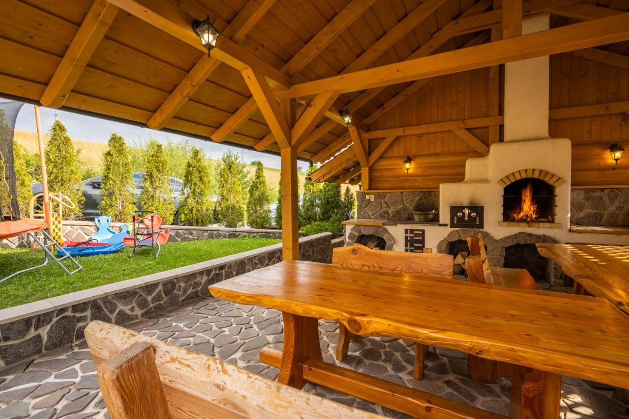 Wellness Drevenica Zuberec, 3 Apartmany, 2 Studia, Tatranske Stity Z Terasy Exterior foto