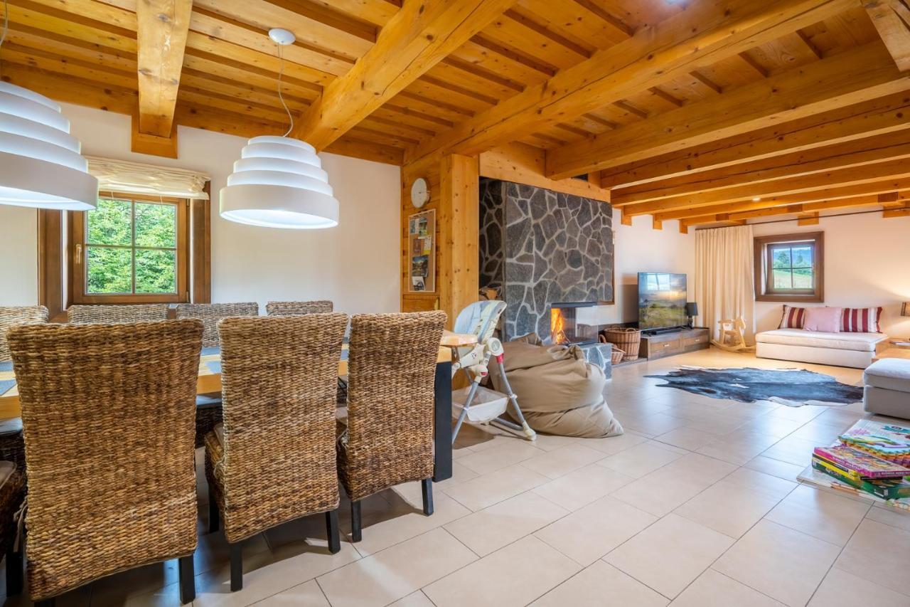 Wellness Drevenica Zuberec, 3 Apartmany, 2 Studia, Tatranske Stity Z Terasy Exterior foto