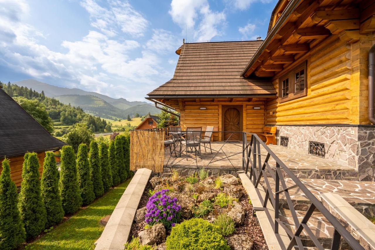 Wellness Drevenica Zuberec, 3 Apartmany, 2 Studia, Tatranske Stity Z Terasy Exterior foto