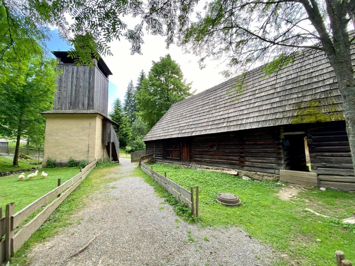 Wellness Drevenica Zuberec, 3 Apartmany, 2 Studia, Tatranske Stity Z Terasy Exterior foto